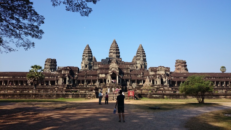 Angkor Wat: It's even impressive from the back